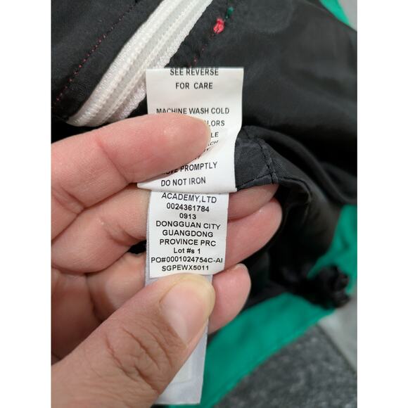 Polar Edge Hooded Jacket Women'sโ Medium Color Block Track Windbreaker Full Zip - Picture 9 of 16